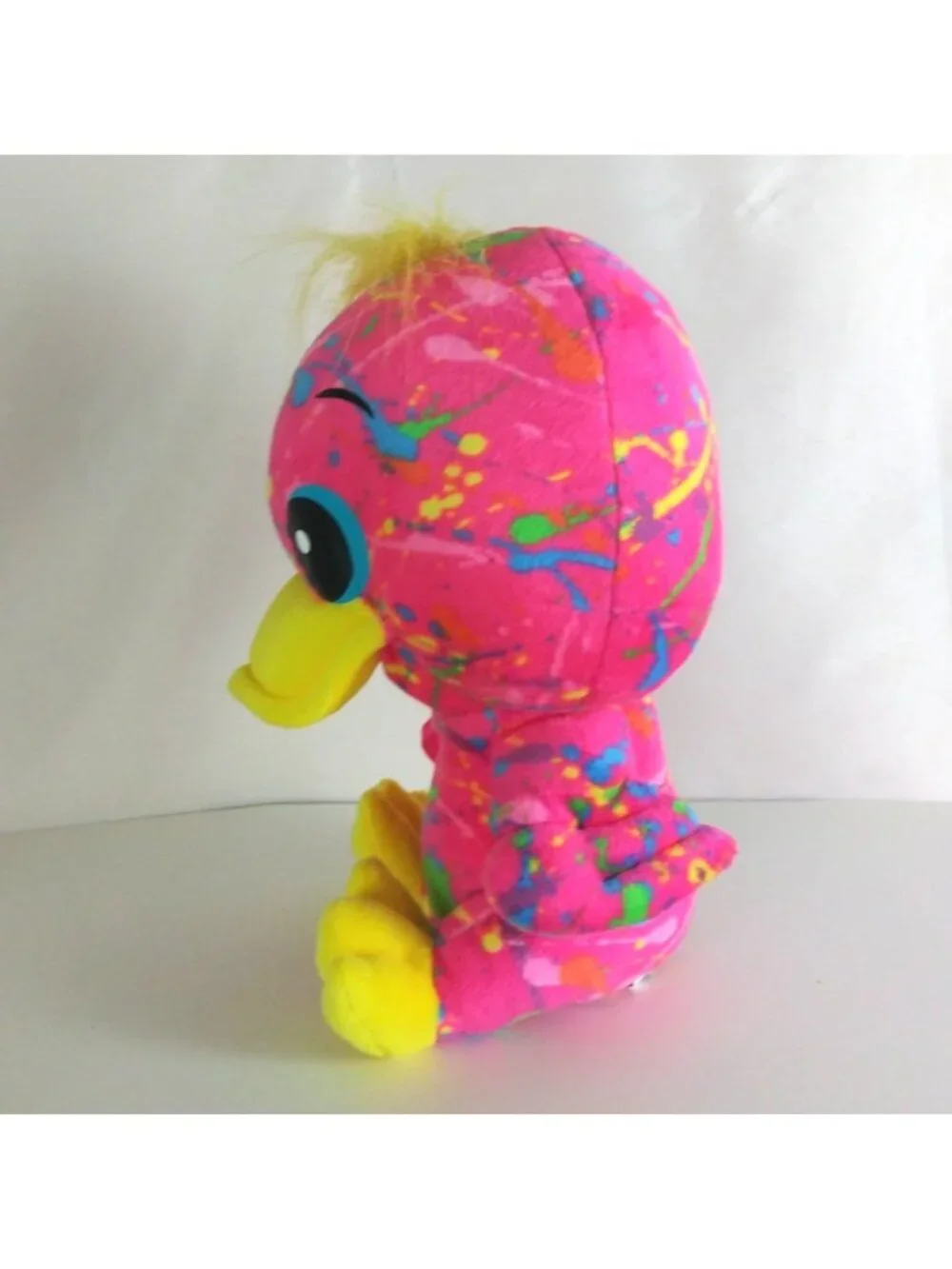 Impact Retro Pink Paint Splattered Duck Bright Colored 10